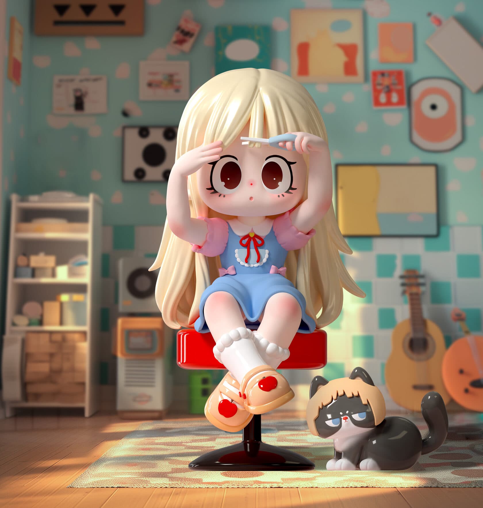 Фигурка 'Происшествие с челкой' из серии Milay Daily Times Blind Box