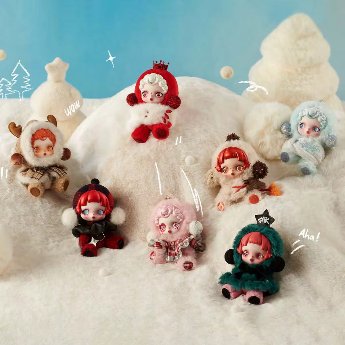 SKULLPANDA Winter Symphony - All Figures