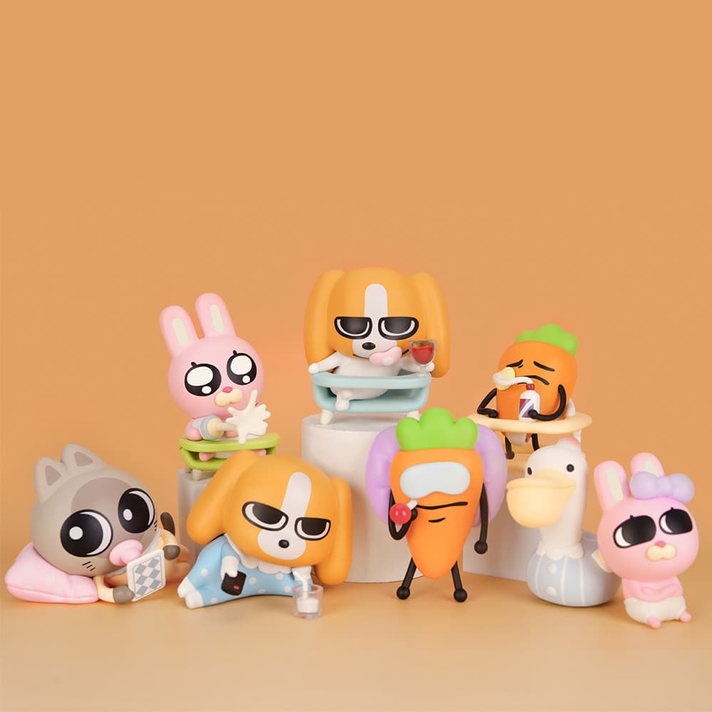 Lipu Friends Baby Me Blind Box - Общая фотка со всеми фигурками
