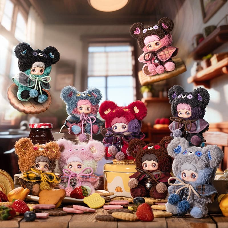 Фигурки серии MayMei Tiny Bear Cookie Blind Box