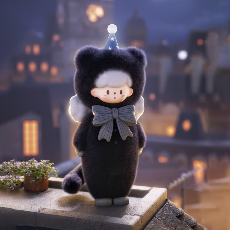 Фигурка Чёрный Кот Molinta Chasing Light