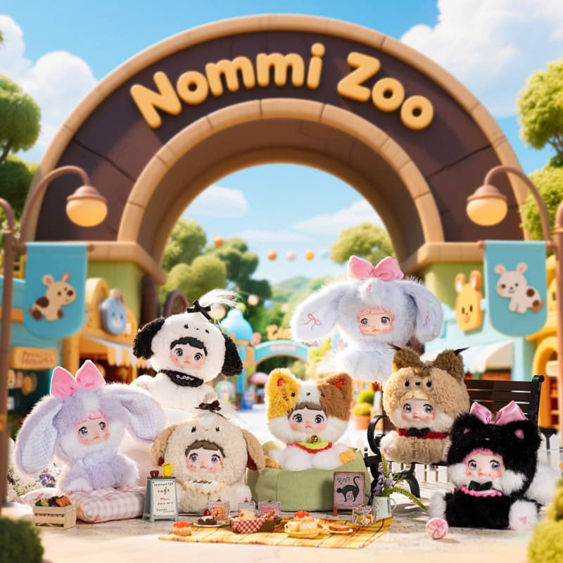 Фигурки серии Nommi Sitting Zoo Blind Box