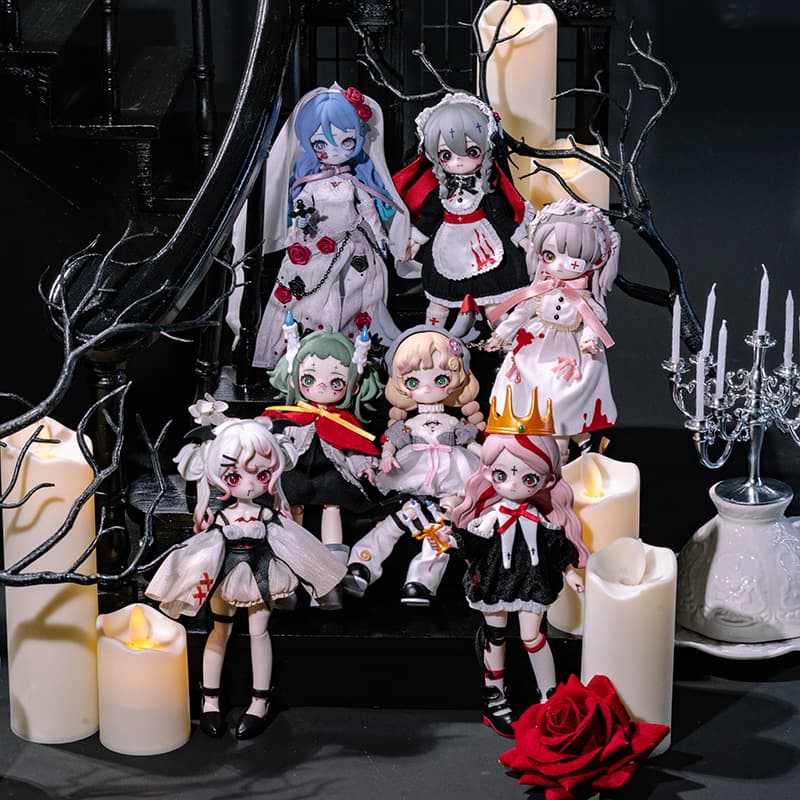 Все фигурки из серии Nyssa Bizarre Nightmare Blind Box