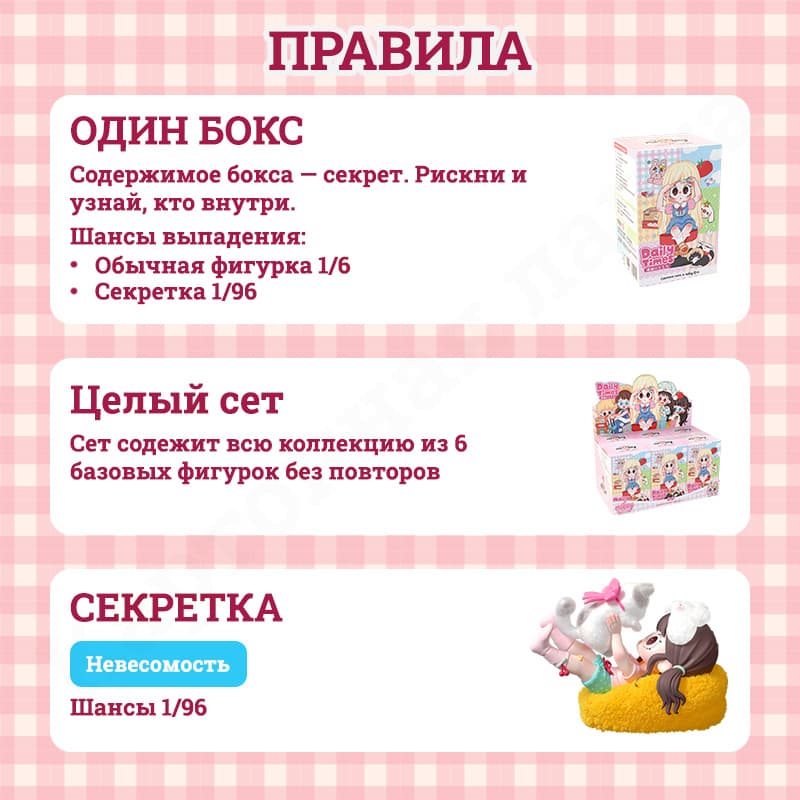 Milay Daily Times Blind Box - Правила коллекции
