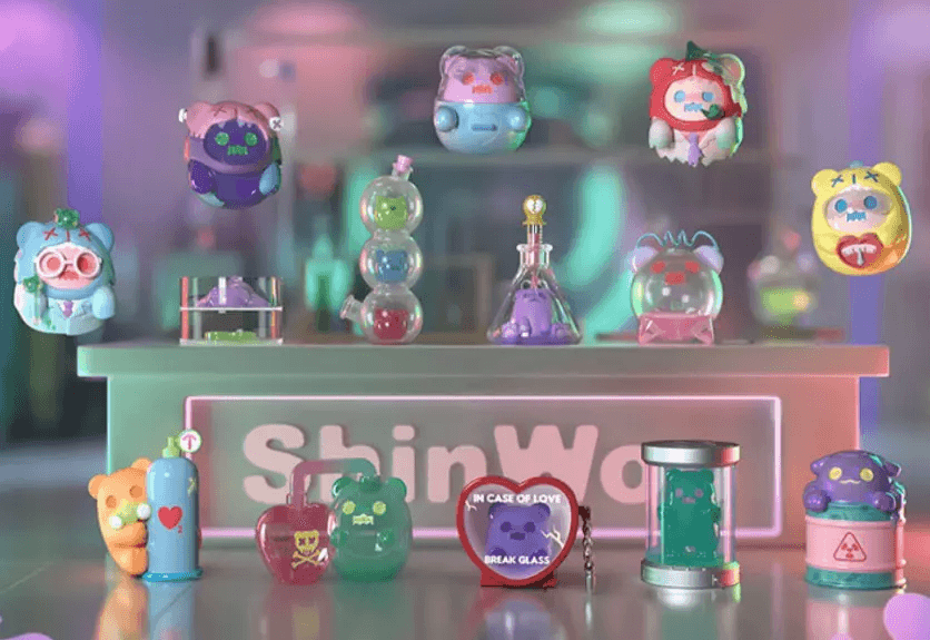 Все фигурки из серии ShinWoo Lovesick Lab Blind Box